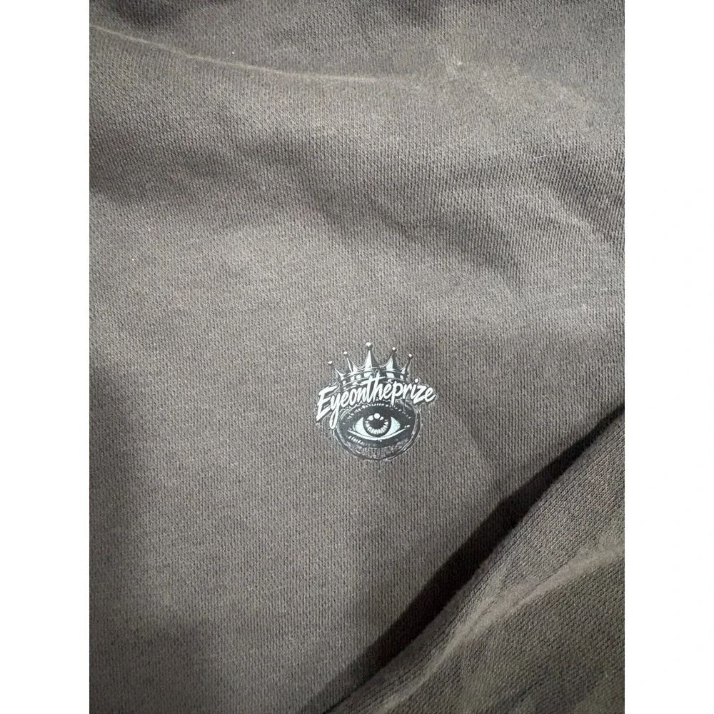 Nike custom Graphic Pullover Hoodie Charcoal Gray XL Mens Sweatshirt